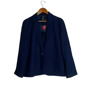 NWT! Forever 21 navy single button blazer. Size medium